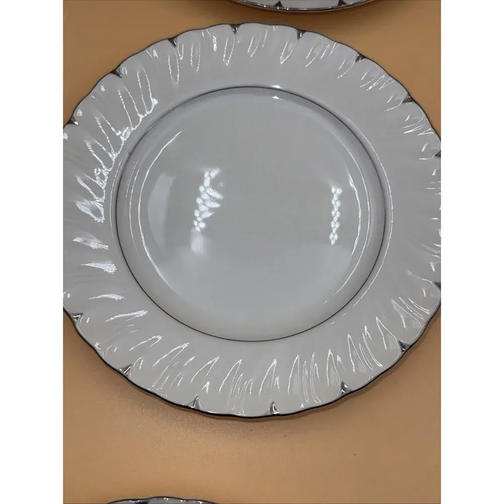 Set of 8- Vintage Salad Plates Harmony House Heirloom Fine China #3512, 7 1/2